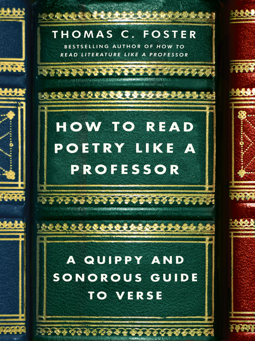 Title details for How to Read Poetry Like a Professor by Thomas C. Foster - Wait list